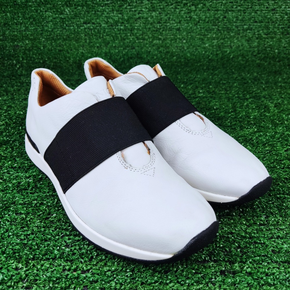 Vionic‎ Sneakers Women 7.5 White Codie 10010026 Slip On Elastic Strap Leather